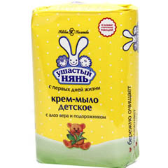 Мыло-крем "УШАСТЫЙ НЯНЬ" с экстрактом алоэ 90 гр.(72)