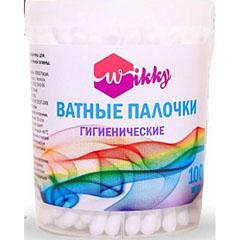 Палочки ватные "WIKKY" банка 100 шт.(48)