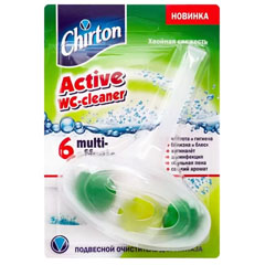 Чистящее средство "CHIRTON" подвесной блок (шарики) хвойная свежесть 45 гр.(24)