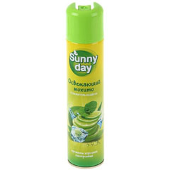 Освежитель воздуха "SUNNY DAY" свежесть мохито 300 мл /27-042/.(12)