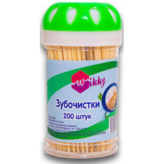 Зубочистки "WIKKY" 200 шт.(1)