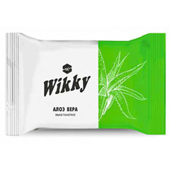 Мыло туалетное "WIKKY" алоэ вера 75 гр.(90)
