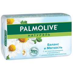 Мыло туалетное "PALMOLIVE" баланс и мягкость 90 гр(72)