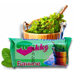 Мыло туалетное "WIKKY" банное 100 гр.(72)