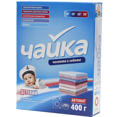 Стиральный порошок "ЧАЙКА" автомат детский 400 гр.(18)