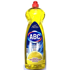 Моющее средство для посуды "ABC" гель лимон 750 мл.(20)