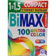 Стиральный порошок "BIMAX" compact автомат колор 400 гр.(24)