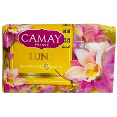 Мыло туалетное "CAMAY" lune/ увлажнение бергамот и сандал 85 гр.(48)