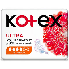 Прокладки "KOTEX" ультра dry нормал 10 шт.(10)