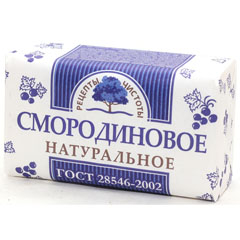 Мыло туалетное "СМОРОДИНОВОЕ" натуральное 180 гр.(36)