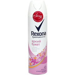 Дезодорант спрей антиперспирант "REXONA" яркий букет 150 мл.(6)