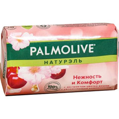 Мыло туалетное "PALMOLIVE" нежность и комфорт цветок вишни 90 гр.(72)