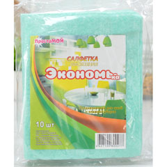 Салфетка "PROSTOMOY" вискозная экономка 25*30 10 шт.(20)