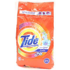 Стиральный порошок "TIDE" автомат lenor touch of scent колор 3 кг.(6)