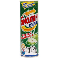 Чистящее средство "БИОЛАН" сочное яблоко 400 гр.(24)