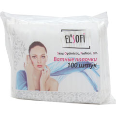 Палочки ватные "SOFI" пакет 100 шт.(120)