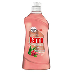 Моющее средство для посуды "КАПЛЯ VOX" чистота-эффект алоэ-вера и брусника 500 мл.(15)