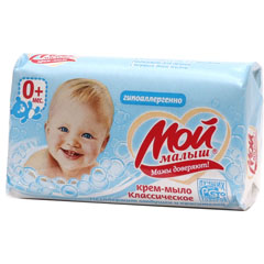 Мыло-крем "МОЙ МАЛЫШ" детское классическое 100 гр.(96)