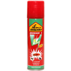 Средство от насекомых "ДИХЛОФОС А ВАРАН" от летающих и ползающих без запаха (зеленый) 145 мл.(24)