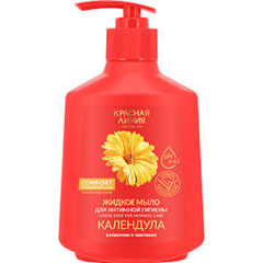 Мыло жидкое для интимной гигиены "КРАСНАЯ ЛИНИЯ" календула 300 гр.(6)