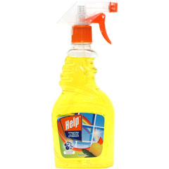 Моющее средство для стекол "HELP" лимон с курком 500 мл.(12)