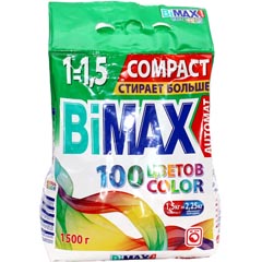 Стиральный порошок "BIMAX" compact автомат колор 1500 гр.(6)