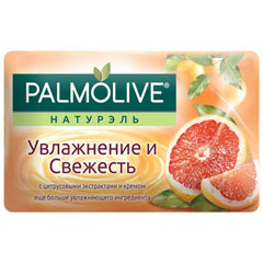 Мыло туалетное "PALMOLIVE" цитрус и крем увлажнение и свежесть 90 гр.(72)