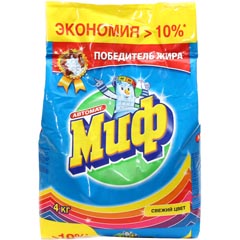 Стиральный порошок "МИФ" автомат свежий цвет 3 в 1 4.0 кг.(4)