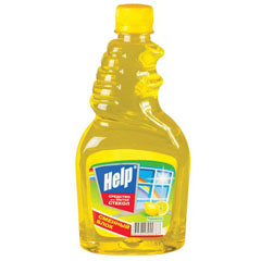 Моющее средство для стекол "HELP" лимон запасной блок 500 мл.(12)