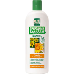 Шампунь "ВЕСНА ПРИРОДНЫЙ БАЛЬЗАМ" череда и календула 430 гр.(15)