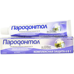 Зубная паста "ПАРОДОНТОЛ" комплексная защита 6 в 1 63 гр.(32)