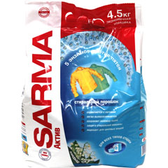 Стиральный порошок "SARMA" active универсал ландыш 4500 гр.(3)