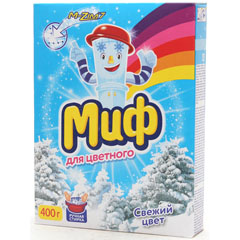 Стиральный порошок "МИФ" ручная стирка свежий цвет 375 гр.(11)