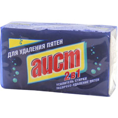 Мыло хозяйственное "АИСТ" 2 в 1 антипятин 150 гр.(60)
