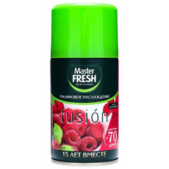Освежитель воздуха "MASTER FRESH" сменный блок малиновое наслаждение 250 мл.(12)
