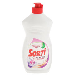 Моющее средство для посуды "SORTI" clean & care бальзам с витамином Е 400 гр.(20)