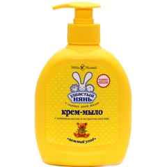 Мыло жидкое "УШАСТЫЙ НЯНЬ" крем с экстрактом алоэ 300 мл.(24)
