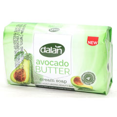 Мыло туалетное "DALAN" крем масло авокадо 125 гр.(72)
