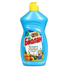Моющее средство для посуды "БИОЛАН" бальзам с облепихой 400 гр.(20)