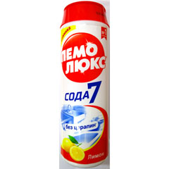 Чистящее средство "ПЕМОЛЮКС" сода 7 лимон пластик 480 гр.(16)