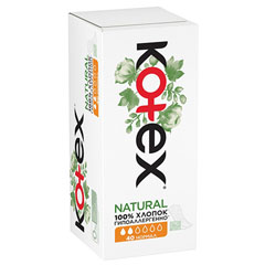 Прокладки "KOTEX" ежедневные Natural нормал 40 шт.(16)