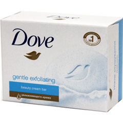 Мыло-крем "DOVE" gentle exfoliating нежное отшелушивание 90 гр.(48)