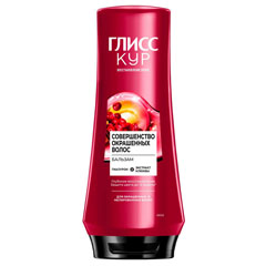 Бальзам ополаскиватель "GLISS KUR" совершенство окрашенных волос 360 мл.(6)