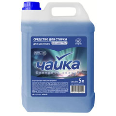 Моющее средство для стирки "ЧАЙКА" северное сияние для цветного 5 л.(3)