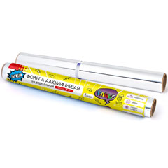 Фольга "PARLO" алюминиевая 8 м*29 cм ролик 1 шт.(40)