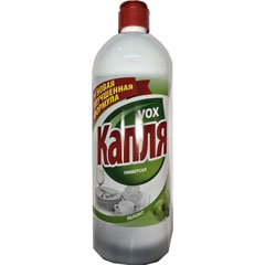 Моющее средство для посуды "КАПЛЯ VOX" яблоко 850 гр.(8)