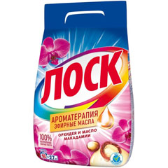 Стиральный порошок "LOSK ACTIVE 6" автомат орхидея и масло макадамии 2,7 кг.(4)