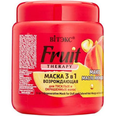 Маска для волос "ВIТЭКС FRUIT THERAPY" 3 в 1 манго и авокадо 450 мл.(18)