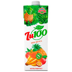 Нектар "ZU100" Мультифруктовый тетра-пак 1 л.(12)