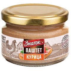 Паштет "ЗНАТОК" курица ст/б. 200 гр.(6)